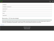 Tablet Screenshot of elclubdelembalaje.com